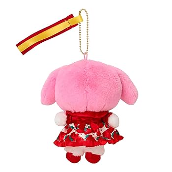 マイメロディ マスコットホルダー　いちご　ぬいぐるみ　サンリオ　2018 タグ付 マイメロディ マスコットホルダー いちご ぬいぐるみ サンリオ